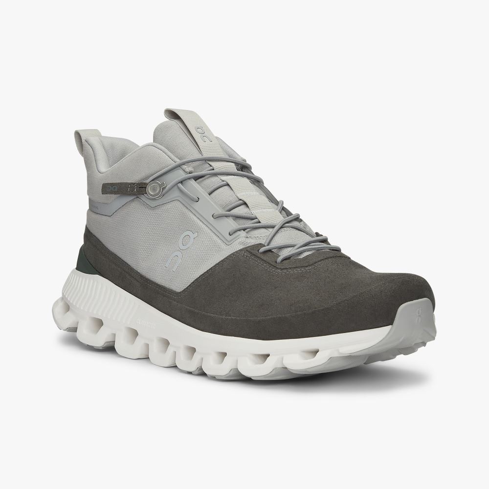 On Running Cloud Hi Sneakers Herr Grå | KGG2688EZ